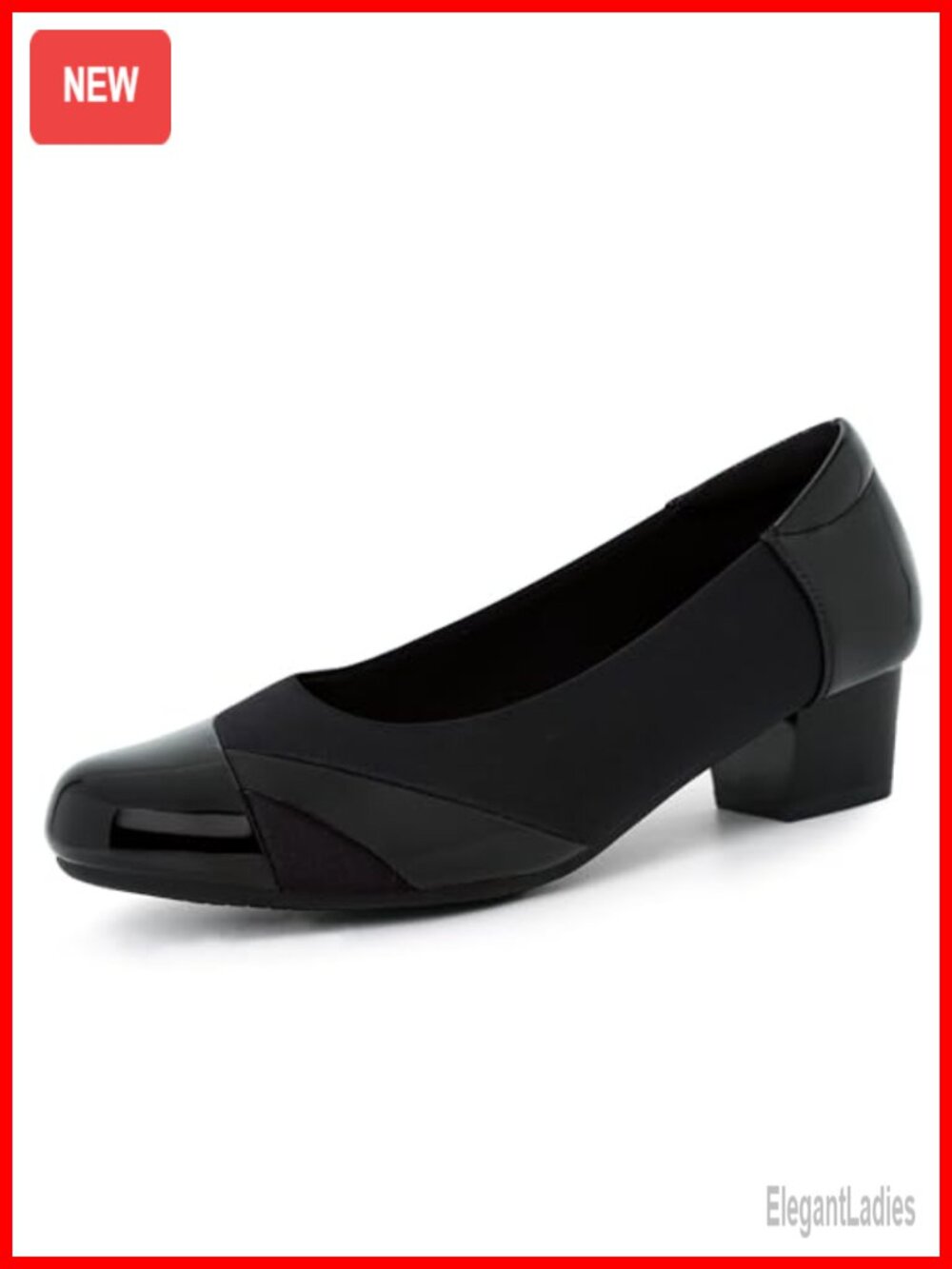 Women's Bunion Slip On Loafers Orthotic Pumps Low Heel Comfort Shoes - Black